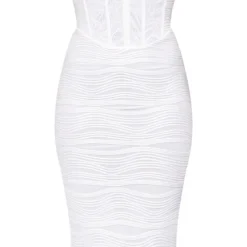 Robe Bustier Longue Moulante Crêpée Blanche Détail Corset -Pas Cher Robe Tendre Magasin d423b5919373f359a82b191cf4468bf574adf717 cmw4829 6