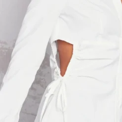 Robe Chemise En Maille Tissée Blanche Froncée à Découpes 8 Robe Chemise En Maille Tissée Blanche Froncée à Découpes -Pas Cher Robe Tendre Magasin d4bf2c1f4c2533b3631f3ea2ca51473fc94742ff cne1434 4