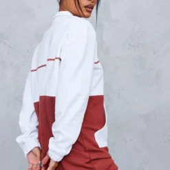 Robe Pull Rouille à Doublure En Polaire Avec Col Et Parties Contrastantes -Pas Cher Robe Tendre Magasin d620f199636001ce70be3e701fdf0fcb3ef165c3 cnc6641 2