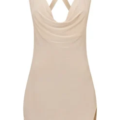 Robe Très Moulante Sable à Col Bénitier Et Bretelles Croisées Dans Le Dos 9 Robe Très Moulante Sable à Col Bénitier Et Bretelles Croisées Dans Le Dos -Pas Cher Robe Tendre Magasin d819e5489663a7ea57e1254b1f93a0fde33166ea cnc5921 5