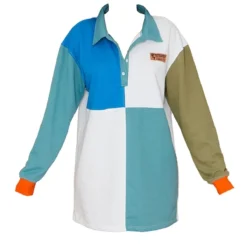 PRETTYLITTLETHING Robe Pull Oversize En Sweat Contrasté Bleu Minéral -Pas Cher Robe Tendre Magasin d994404d5c546cca9c6080ac09b2c0017c1dad9d cmt7505 6