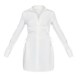 Robe Chemise En Maille Tissée Blanche Froncée à Découpes 9 Robe Chemise En Maille Tissée Blanche Froncée à Découpes -Pas Cher Robe Tendre Magasin ddae07caf72e9f0b6a72d89304005c4df2e90829 cne1434 5