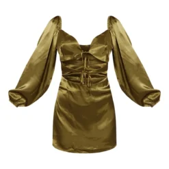 Robe Droite Satinée Verte Olive Découpée à Nouer 8 Robe Droite Satinée Verte Olive Découpée à Nouer -Pas Cher Robe Tendre Magasin de846c461d893767f33db82f98522263022acbf4 cnd1227 5