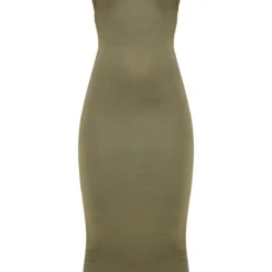 Logic Robe Longue Kaki à Bretelles Et Côtés échancrés -Pas Cher Robe Tendre Magasin e0d1af4e8b1dce7eb328fcd4e5d45ff0035304b7 CMD8636 3