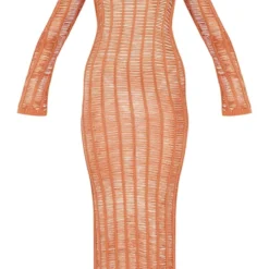 Robe Longue En Maille Tricot Marron Clair à Franges Et Dos Nu -Pas Cher Robe Tendre Magasin e6669748dcfa35277fc5ec6da9196fd1d9457c0f cnc6520 5