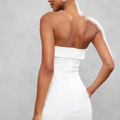 Robe Moulante Bustier Crème à Découpes Et Boutons -Pas Cher Robe Tendre Magasin e698ce898acaefa9aba29ba9aaf54ef322cc16d2 cnd4021 2