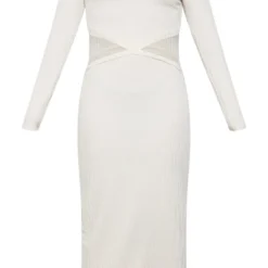 Robe Longue Côtelée Texturée Crème à Découpes Croisées 9 Robe Longue Côtelée Texturée Crème à Découpes Croisées -Pas Cher Robe Tendre Magasin e9c3d322a060a3682fa6c2351388f49d4005bca5 cnd1333 5