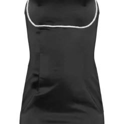 Robe Moulante Satinée Noire à Bretelles Et Buste Strassés -Pas Cher Robe Tendre Magasin eb32c25996b31b436715ea906f7cf783be366a2a cnc3018 5