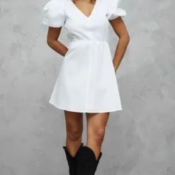 Robe Droite En Popeline Blanche à Manches Bouffantes 7 Robe Droite En Popeline Blanche à Manches Bouffantes -Pas Cher Robe Tendre Magasin ebfa1db74517cbfce349cb0c9f1a31152c4af093 cnd4030 3