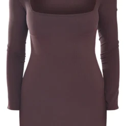 Robe Moulante Chocolat Côtelée à Détail Armatures Et Manches Longues 9 Robe Moulante Chocolat Côtelée à Détail Armatures Et Manches Longues -Pas Cher Robe Tendre Magasin ec62b15e769d9cb67cca2465d25c590e1a6cdbc5 cnb9205 5