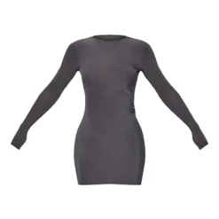 Robe Très Moulante Gris Anthracite à Découpe Et Lanière Dans Le Dos -Pas Cher Robe Tendre Magasin f46a9bbed490267f10cec020bf327b38196e1670 cnd0328 5