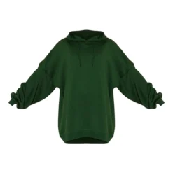 Robe Pull Oversize En Sweat Vert Forêt à Capuche -Pas Cher Robe Tendre Magasin f8bfda9600f37c4515121547de1e173e05d808b4 cmv4109 6