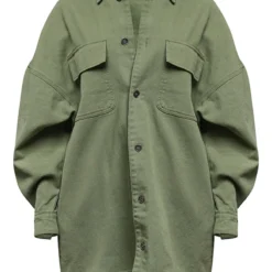 Robe Chemise En Jean Kaki Oversize -Pas Cher Robe Tendre Magasin fd2c0901fb97caf1c817bd213a3ab1c51a68c38a cnb8465 5