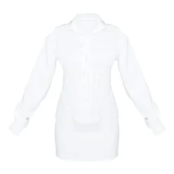 Robe Chemise Style Corset Blanche à Manches Longues -Pas Cher Robe Tendre Magasin ffadb940b8b1aee94b833d658d1c1d024048665d cnb9191 5